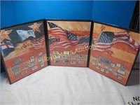 Fleetwood Postage Stamp Album w/ Postage Stamps