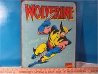 Wolverine X-Men Metal Comics Sign