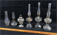 Clear minture oil lamps