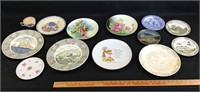 Various vintage plates as shown