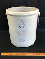6 gallon Red Wing crock with handle(s)