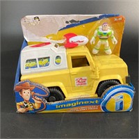 Buzz Lightyear Planet Pizza Truck Imaginext Toy