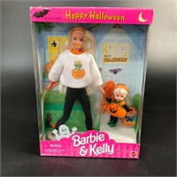 Happy Halloween Vintage Barbie & Kelly Doll W/ Box