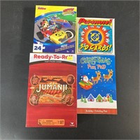Lot 4 Kids Games Puzzle Coloring Pad Jumanji