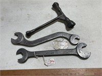 Wrenches- AH 107, Letz M1143 No.344, No.31 Hart