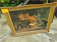 Horse and Buggy Days Picture & Frame