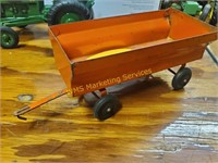 Orange Grain Wagon