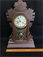 Antique gingerbread clock
