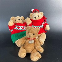Lot 3 Gund Collector Teddy Bears