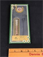 Vintage Nutrena thermometer, pocket knife, etc