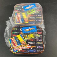 Lot 2 Hotwheels Cases with Keychains