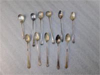 Stir Spoons, Appears To Be Silver Plated