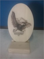 Stone Eagle art with stand
