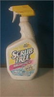Lemon scent scrub free bathroom cleaner