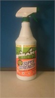 Partial bottle of Mean Green super strength