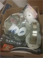Large box of miscellaneous household
