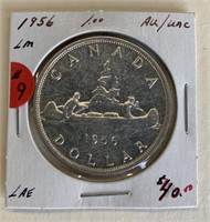 1956 Canada Silver Dollar LM