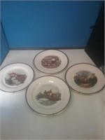 Group of six Picard plates regarding the A