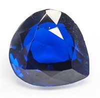 27.35ct Pear Cut Blue Natural Sapphire GGL Certifi