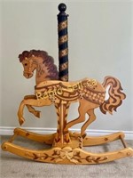 Beautifully Crafted Carousel Rocking Horse