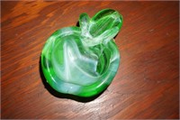 Green Apple Art Glass