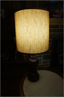 Two Vintage Wooden Lamps W/ Shades Times the Money