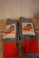 Set of Two New Wool Thermal Socks