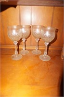 Set of Four Wine Glasses