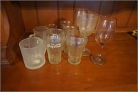 Collection of Misc Glass Drinking Glasses