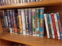 VINTAGE CHILDREN'S VHS TAPES-  ALL ON SHELF