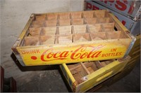 Yellow Coca Cola Wooden Tray