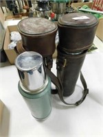 2- ALLADIN STANLEY THERMOS WITH CASES