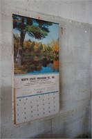 Collection of Vintage Advertisng Calenders 1969-85