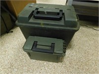 AMMO BOX -2  1-LARGE, 1-SMALL