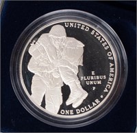 Coin 2011 Medal Of Honor Proof Silver Dollar in Bx