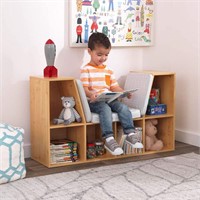 KidKraft Wooden Bookcase with Reading Nook