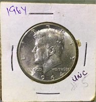 1964 Kennedy Silver half Dollar