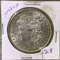 1885 O US Morgan silver dollar