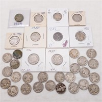 Carded & Loose Buffalo Nickels