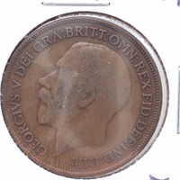 1915 King George V Penny