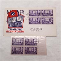 1946 Tennessee 1st Day + Block