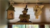 Hanging birdhouses- inside decor