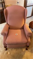 Pink reading chair / recliner