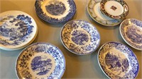 Assorted china plates - Wedgewood, Ironstone