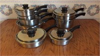 Lustre Craft stainless cookware set - pots & pans