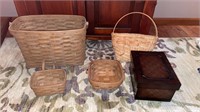 Two longaberger baskets & more