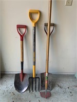 4 garden tools