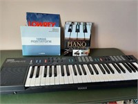 USED YAMAHA PSR-11 KEYBOARD WITH STAND AND EXTRAS