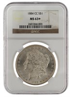 1884 Carson CIty MS63 Star Morgan Silver Dollar