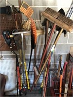 Large Assortment of Garden Tools